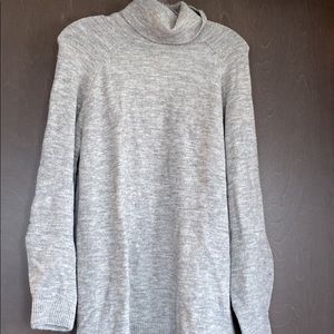 Gray Turtleneck Sweater Dress (H&M)
